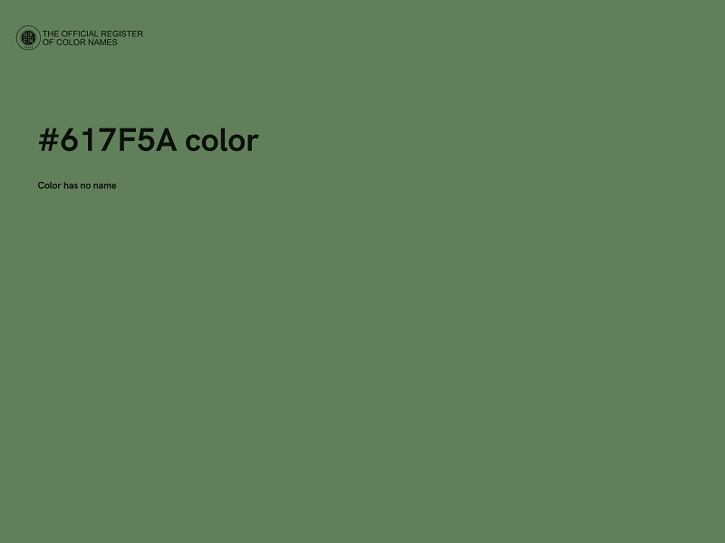 #617F5A color image