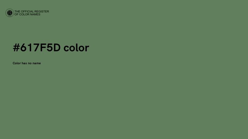 #617F5D color image