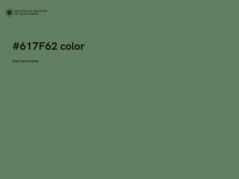 #617F62 color image