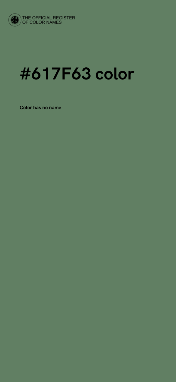 #617F63 color image