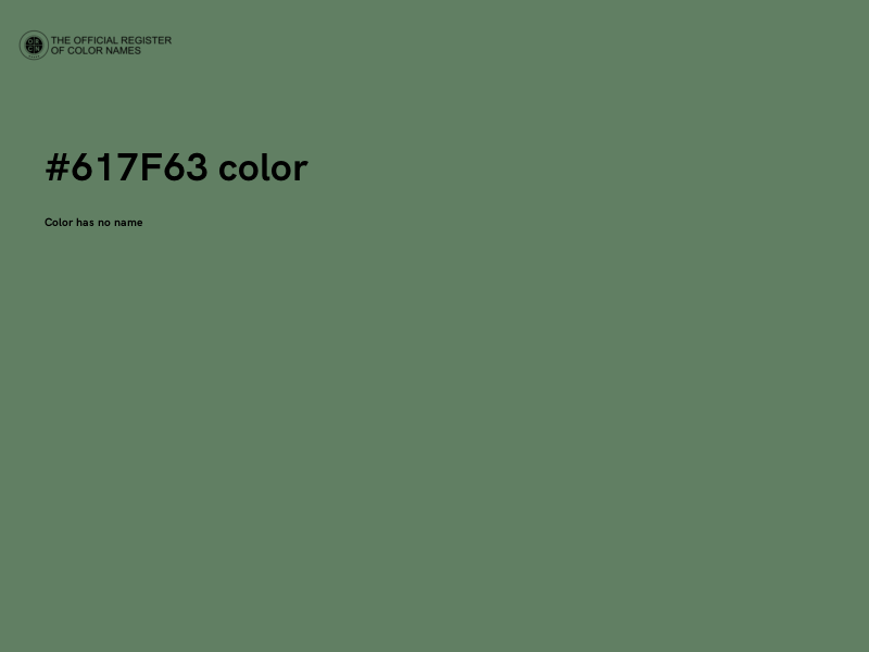 #617F63 color image