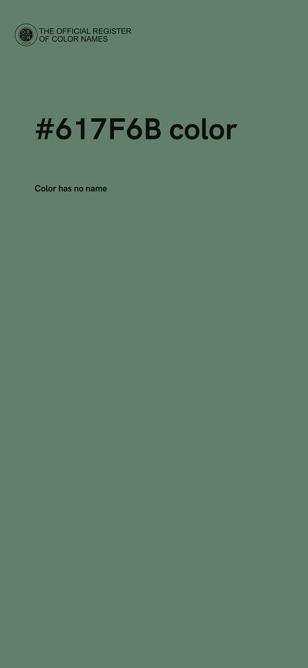 #617F6B color image