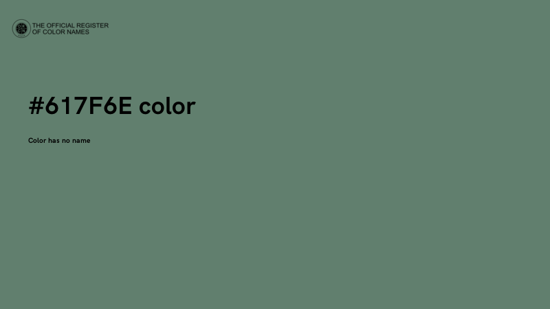#617F6E color image