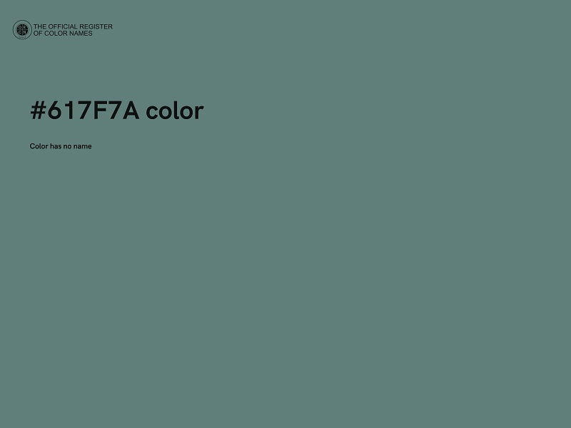 #617F7A color image