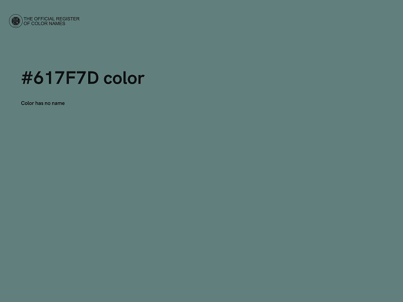 #617F7D color image