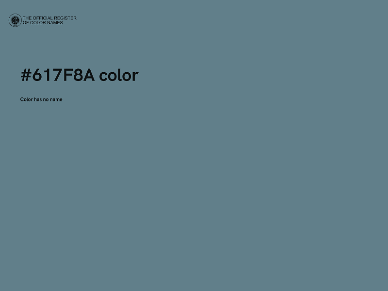 #617F8A color image