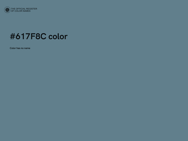 #617F8C color image