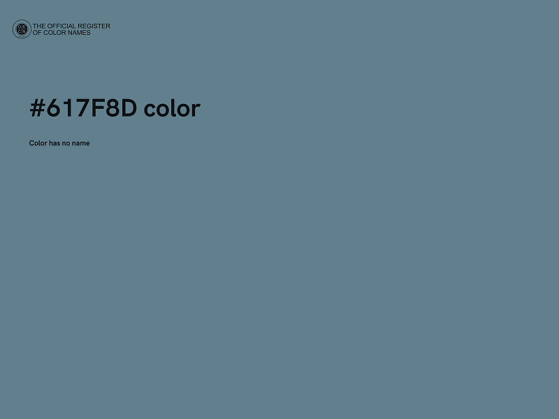 #617F8D color image