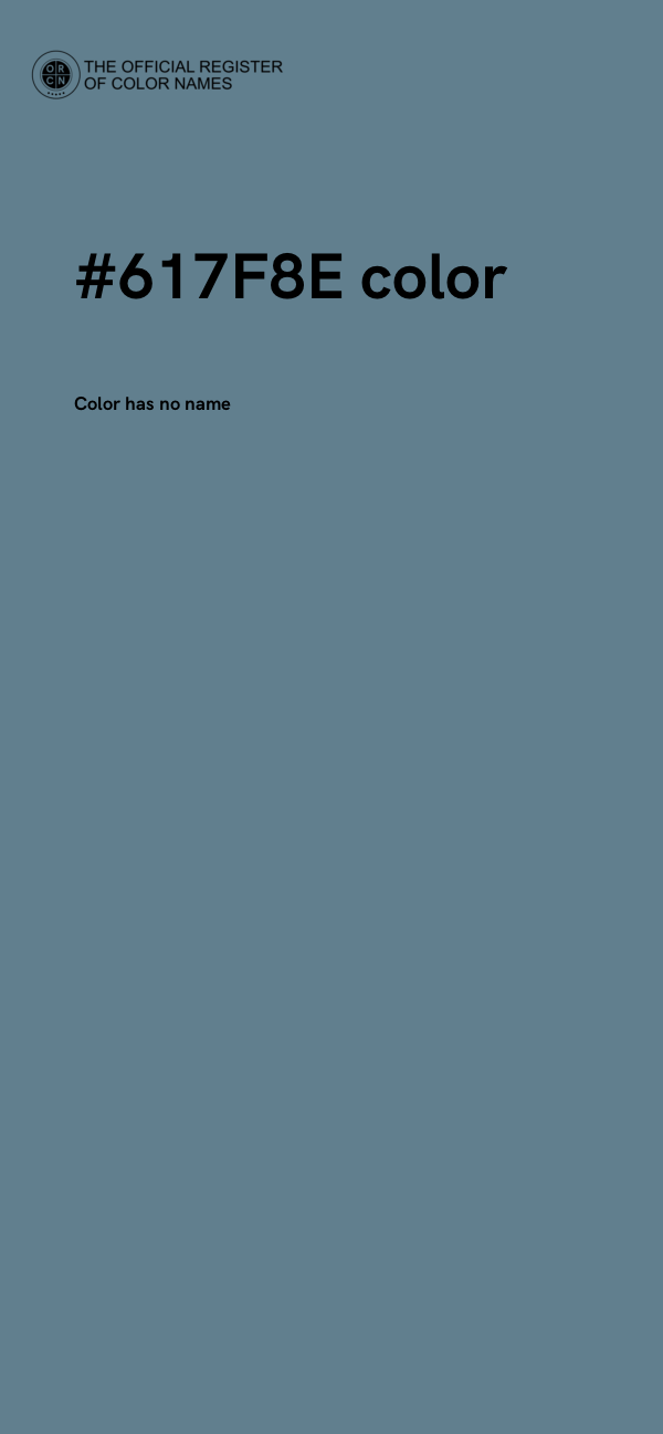 #617F8E color image