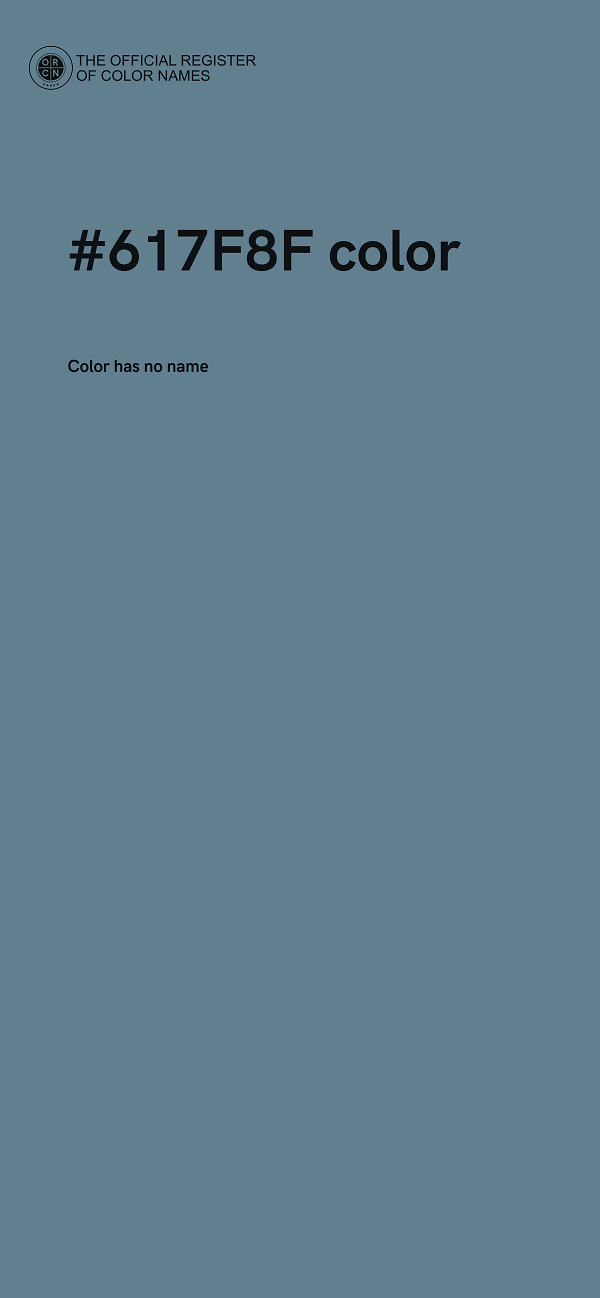 #617F8F color image