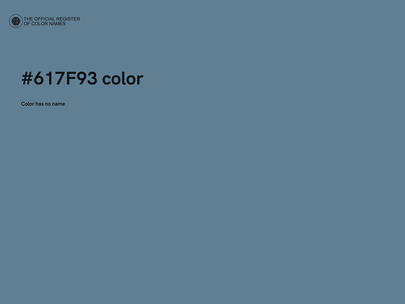 #617F93 color image