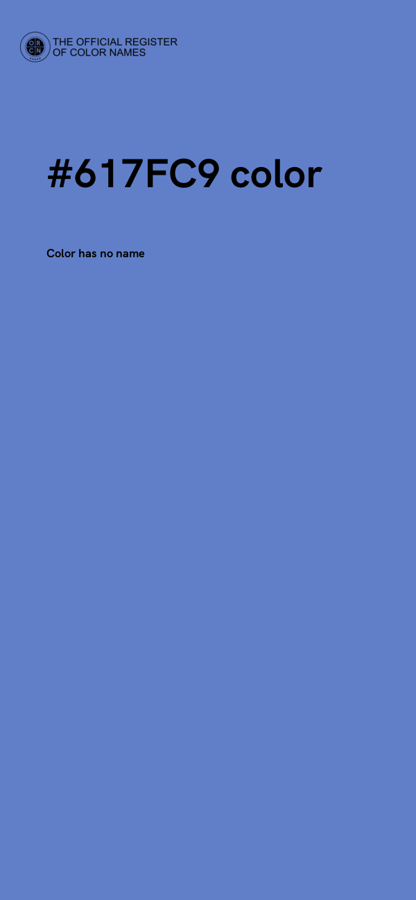 #617FC9 color image