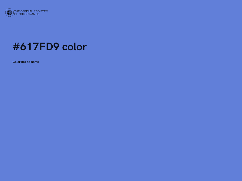 #617FD9 color image