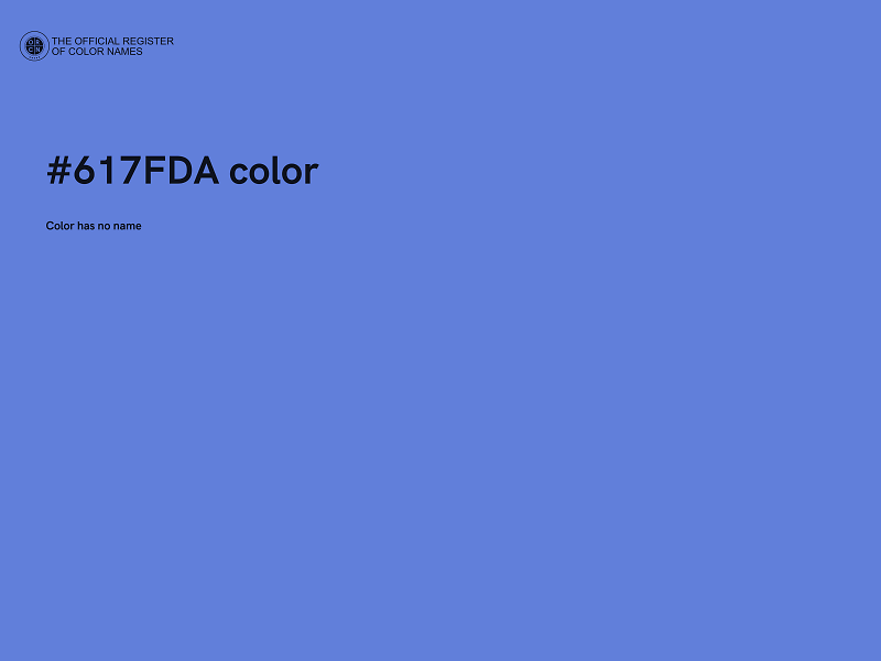 #617FDA color image