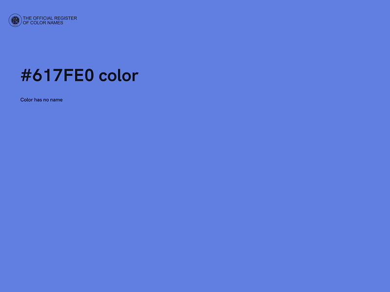 #617FE0 color image