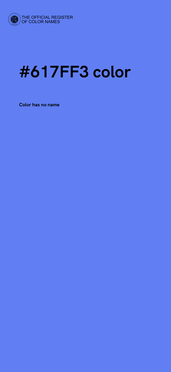 #617FF3 color image