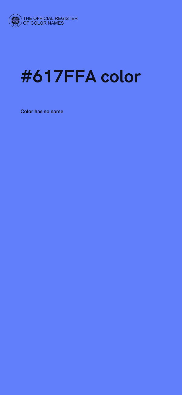 #617FFA color image