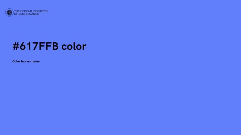 #617FFB color image