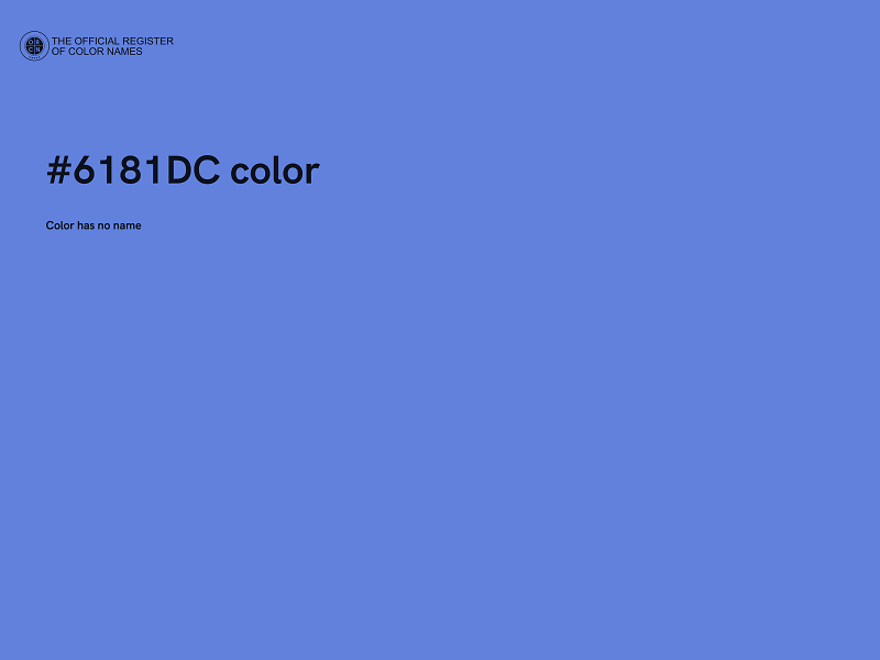 #6181DC color image