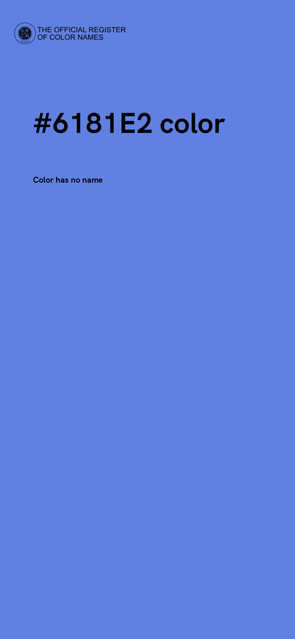 #6181E2 color image