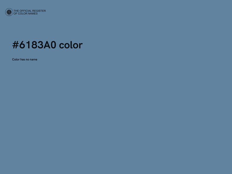 #6183A0 color image