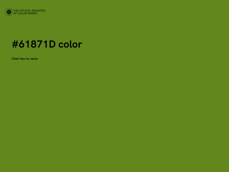 #61871D color image