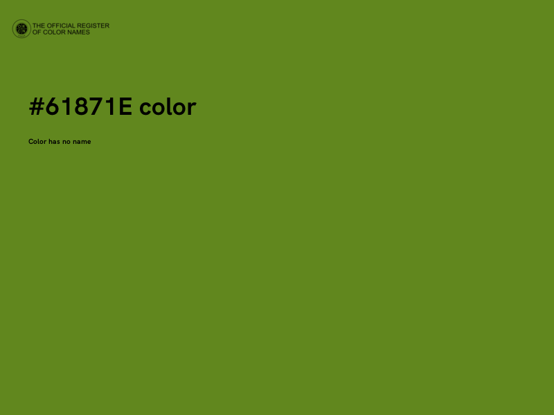 #61871E color image