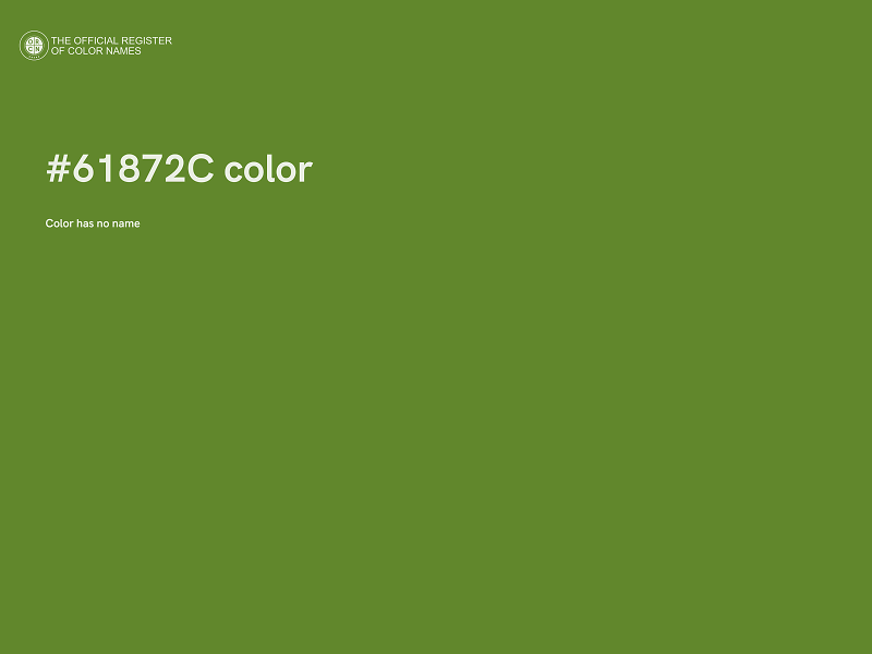 #61872C color image