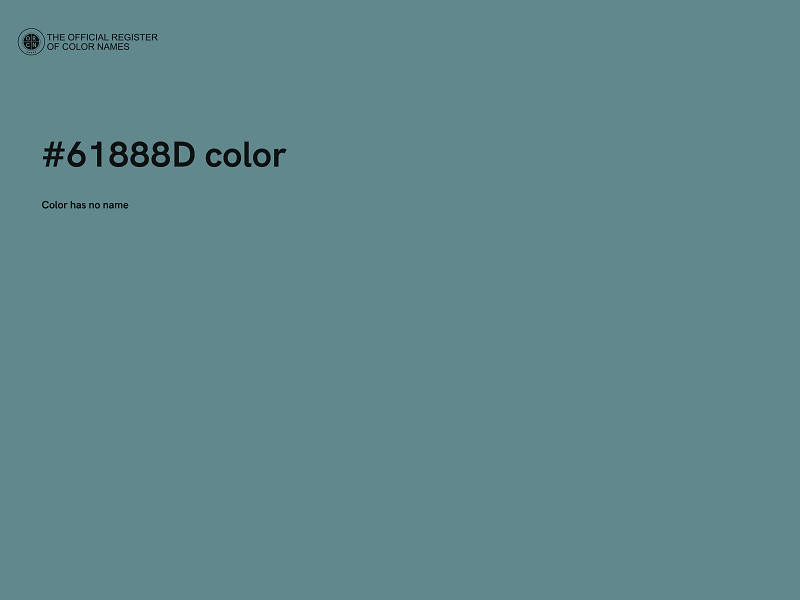 #61888D color image