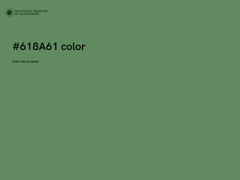#618A61 color image