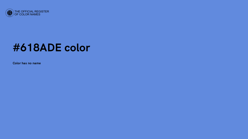 #618ADE color image