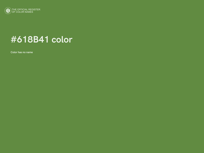#618B41 color image