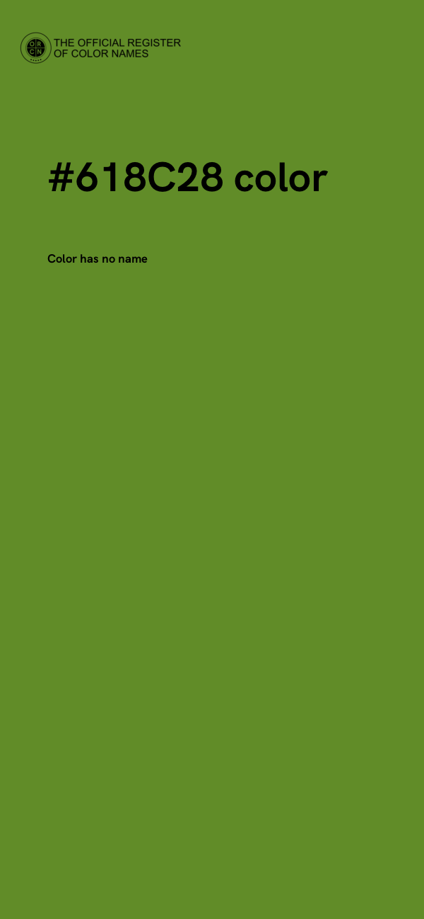 #618C28 color image