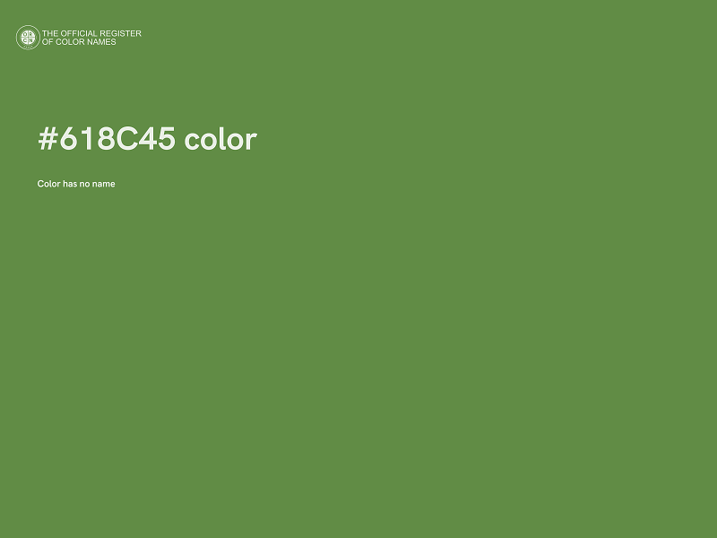 #618C45 color image