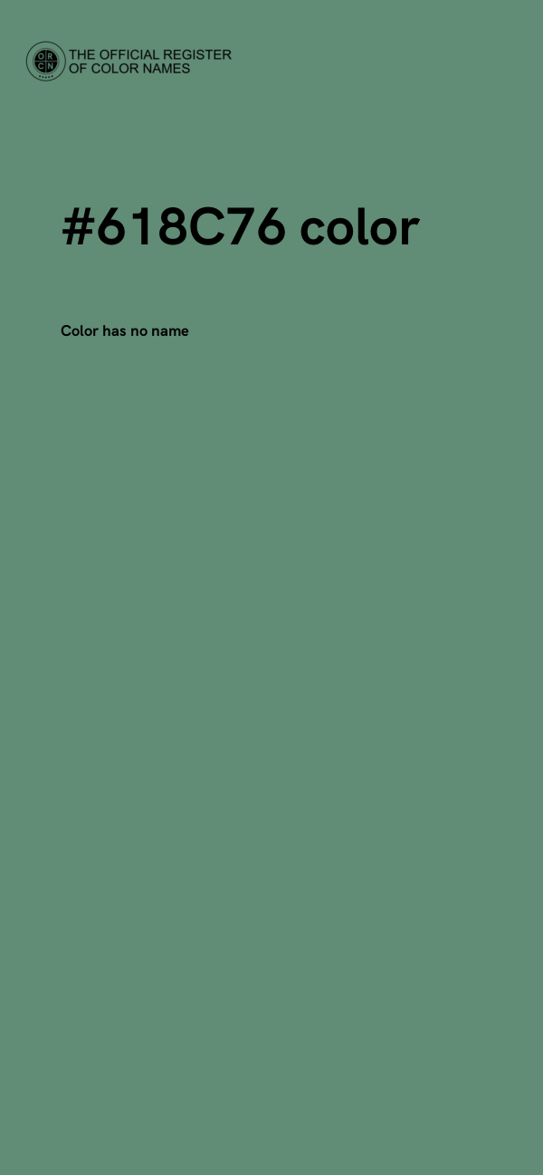 #618C76 color image