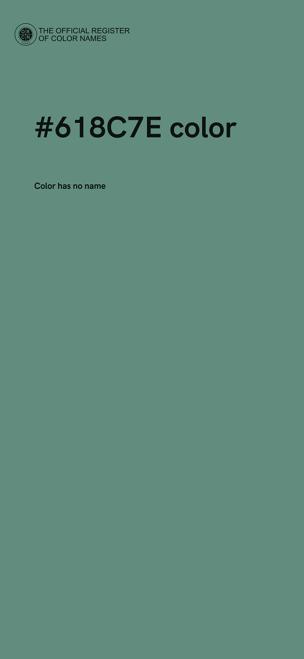 #618C7E color image