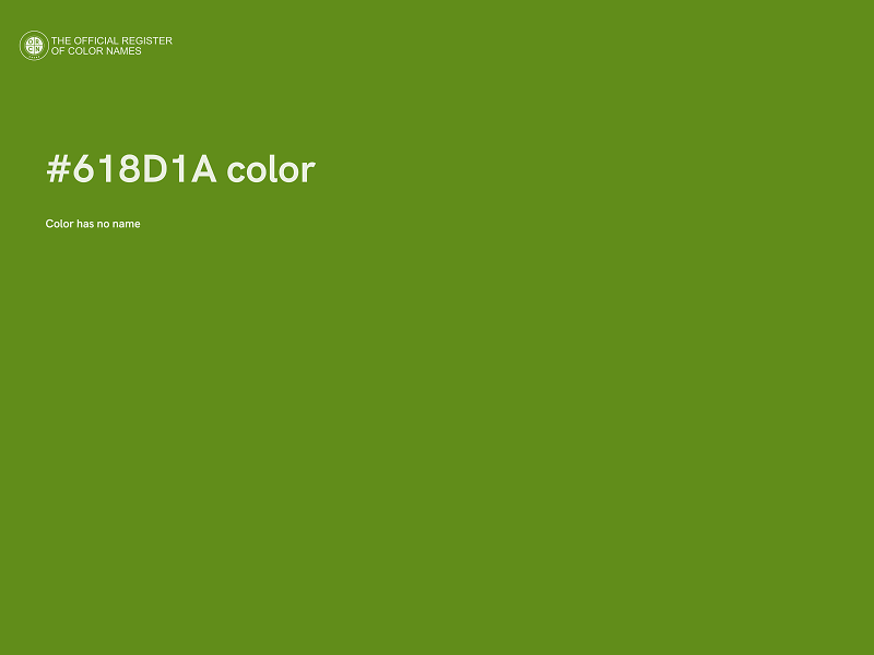 #618D1A color image