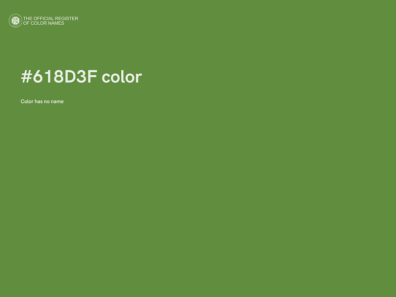 #618D3F color image