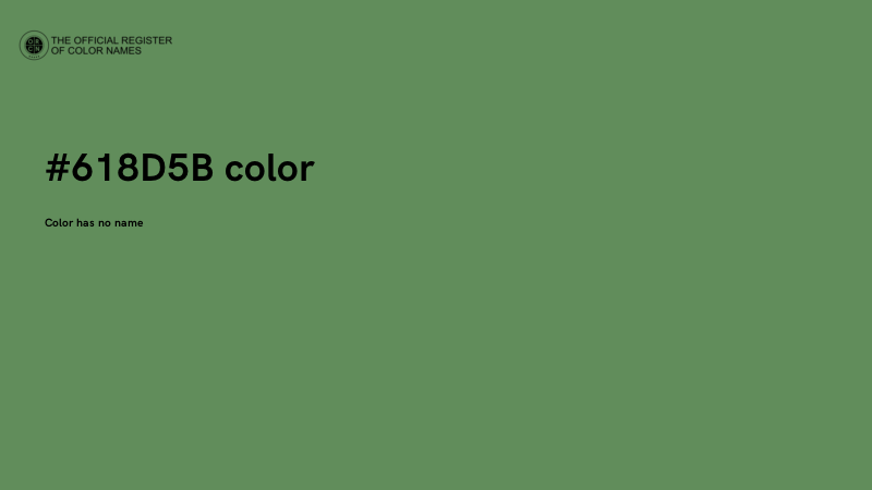 #618D5B color image