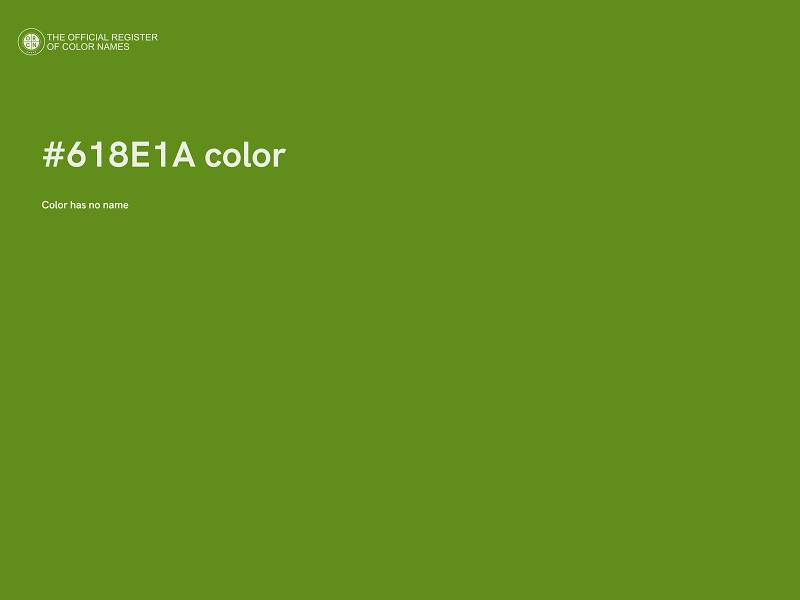 #618E1A color image