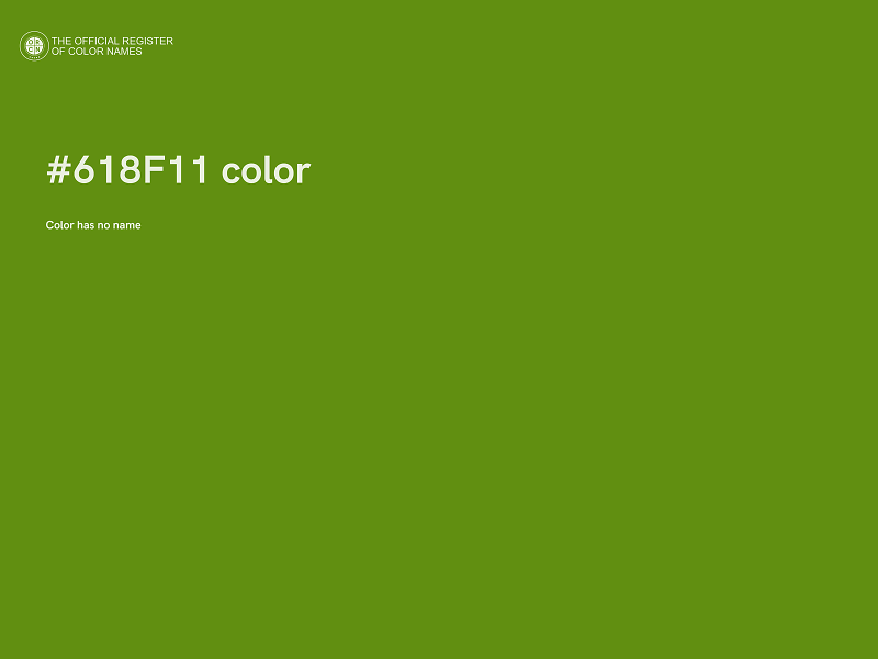 #618F11 color image
