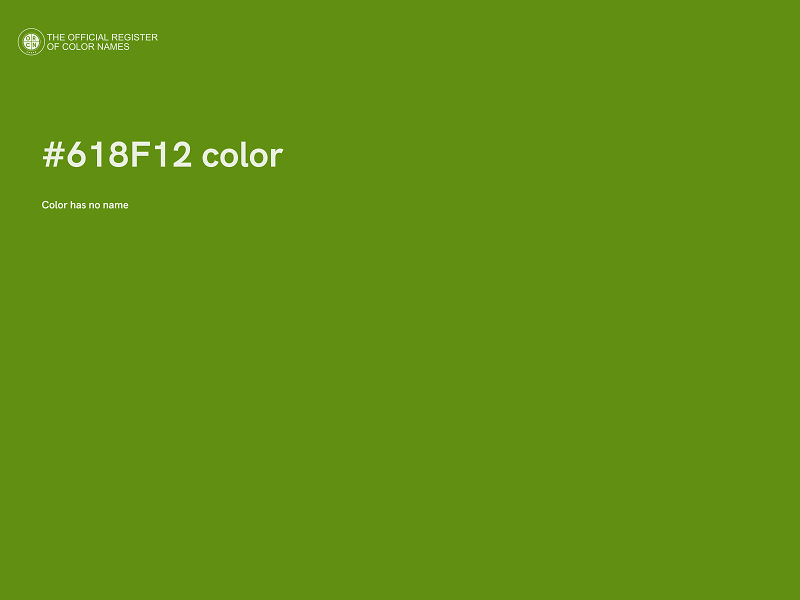 #618F12 color image