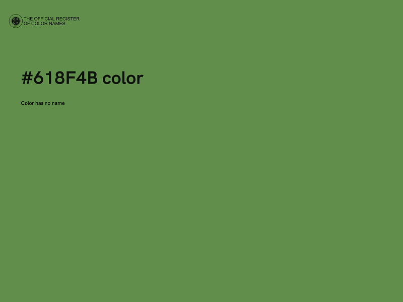 #618F4B color image