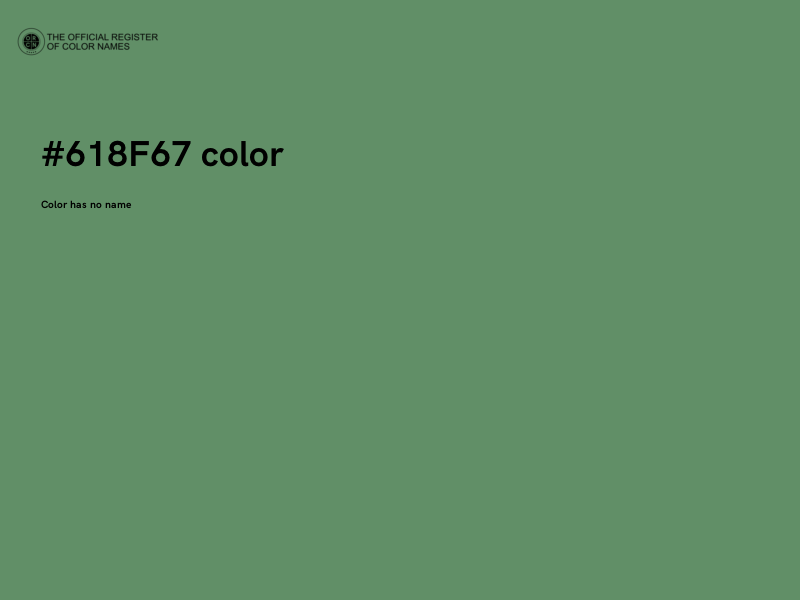 #618F67 color image