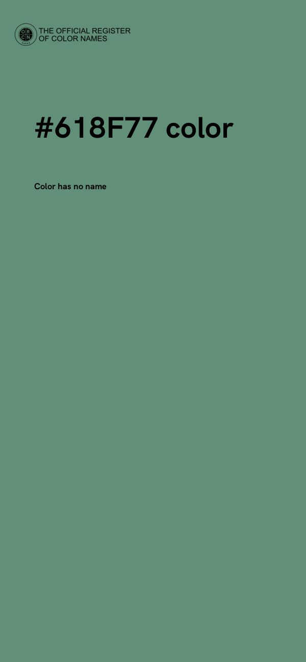 #618F77 color image