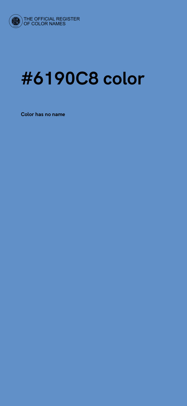 #6190C8 color image