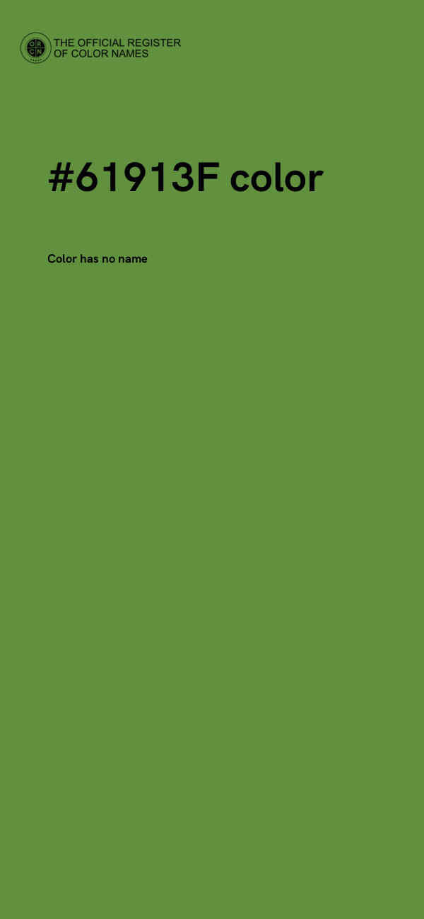 #61913F color image