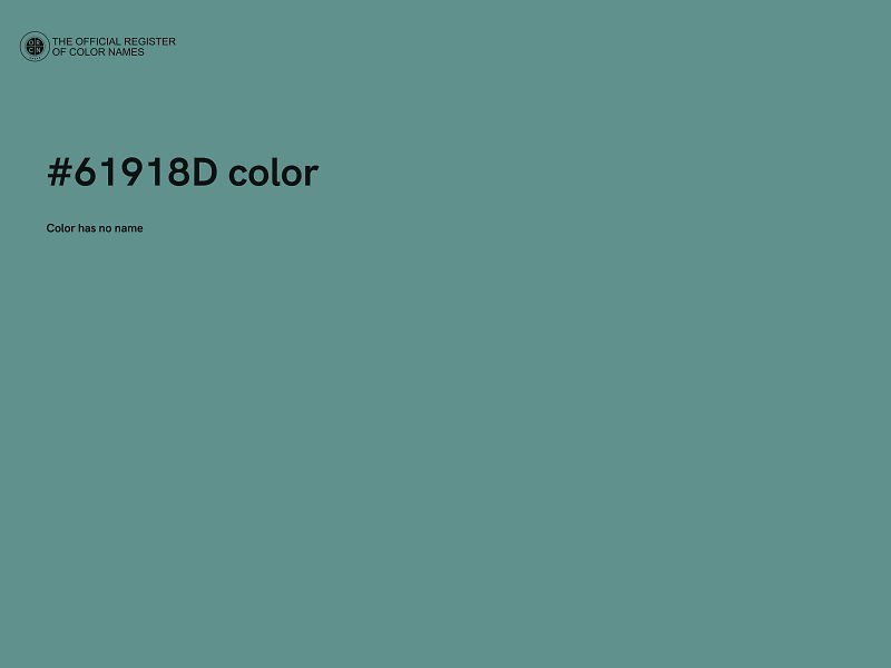 #61918D color image