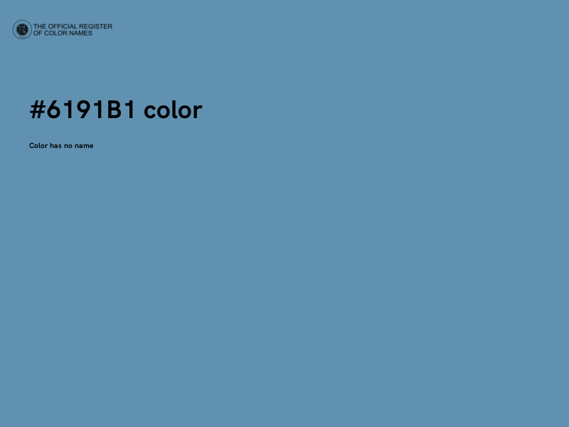 #6191B1 color image