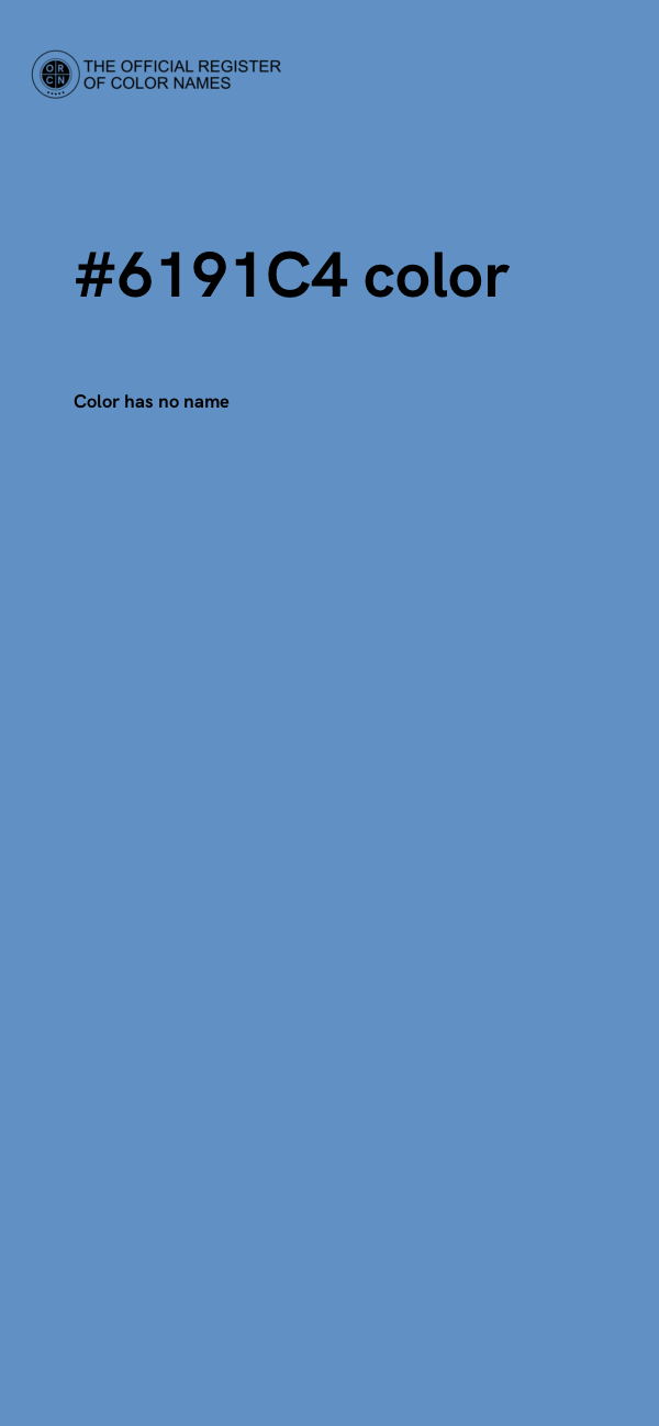 #6191C4 color image